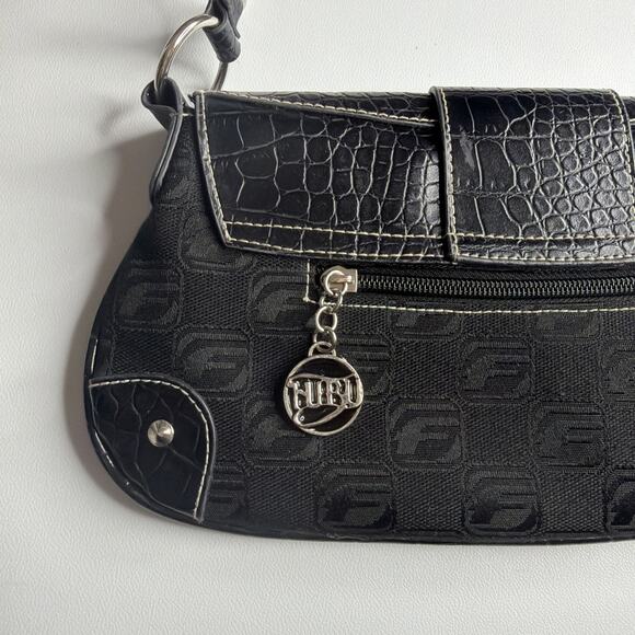 Rare Vintage Y2K 90s FUBU Small Purse Shoulder Bag Deadstock Mc Bling Snakeskin - Picture 12 of 14